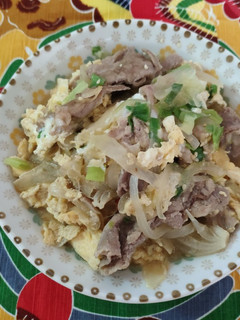 簡單料理-豬肉丼飯 的食譜成品照片