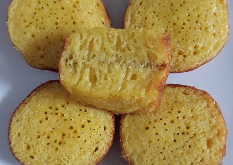 Bahan-bahan Bika ambon mudah cantik berserat Sederhana dan Mudah Dibuat