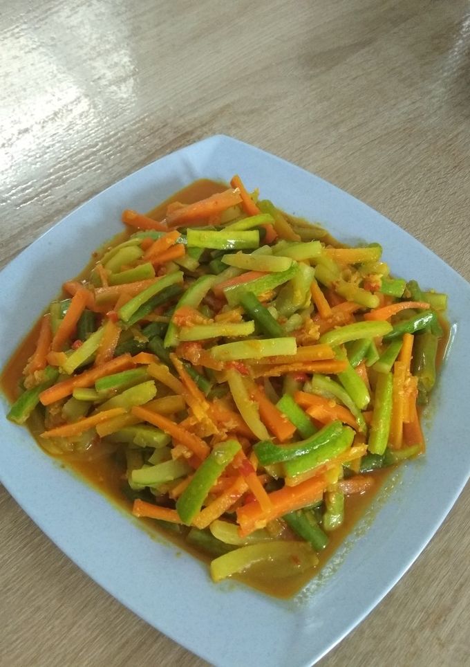 Foto resep Acar kuning (buncis, timun, wortel)