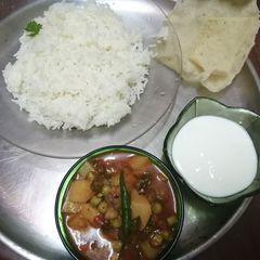 A picture of Simple spicy vegetable curry.