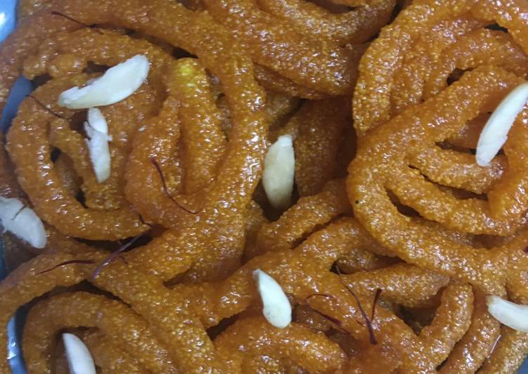 Instant suji jalebi