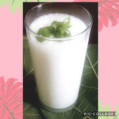 A picture of Meethi lassi.