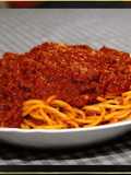 Pasta a la bolognesa