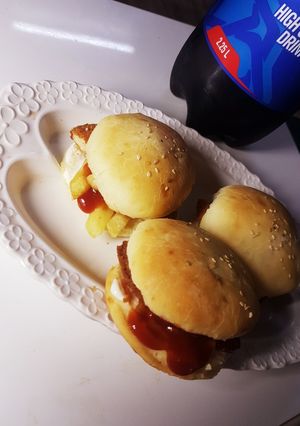 صورة لوصفة خبز برجر منزلي