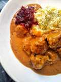 My Healthier Swedish Style Meatballs