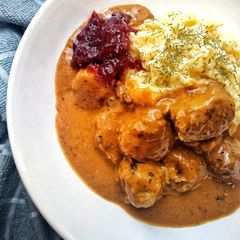 My Healthier Swedish Style Meatballs A picture of My Healthier Swedish Style Meatballs.