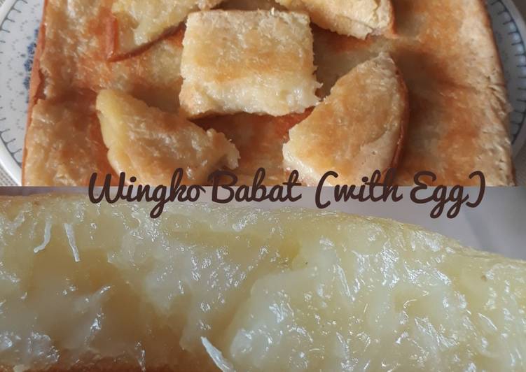 Langkah Mudah untuk memasak #66. Wingko Babat 2 (oven/happy call with Egg) yang simpel
