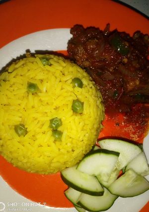 A picture of Curry rice and Stew.