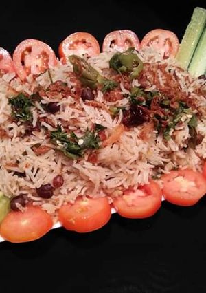 A picture of Kalay chana pulao #CookpadApp.