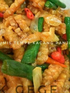Foto resep 🍃Tumis Tempe Kacang Panjang