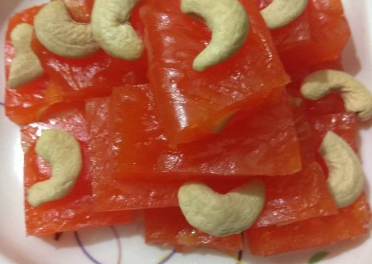 Recipe of Quick Bombay halwa or Karachi halwa