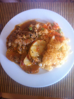 Una foto de Bistec en salsa a la mexicana martajada