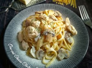 Foto resep (2.26) One-Pot Cheese Chicken Alfredo