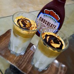 A picture of Dalgona Cold coffee.