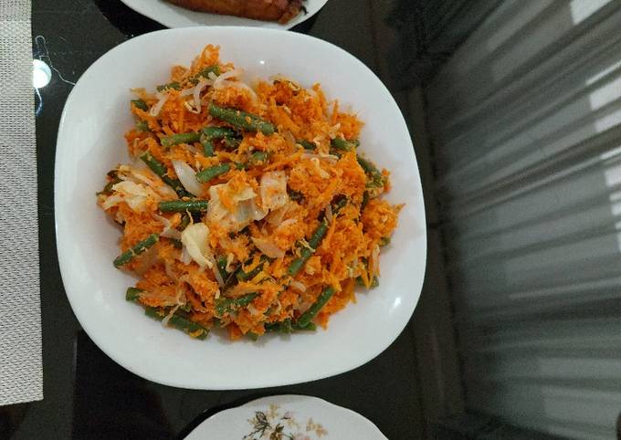 Resep Sayur urap jawa, ayam goreng, tahu bacem Anti Gagal