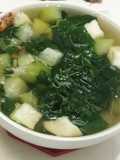 Sayur bening bayem labu putih