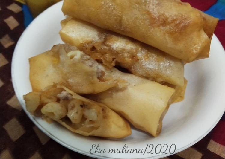 Resep Cheese Bolognaise Spring Rolls, Paling Enak