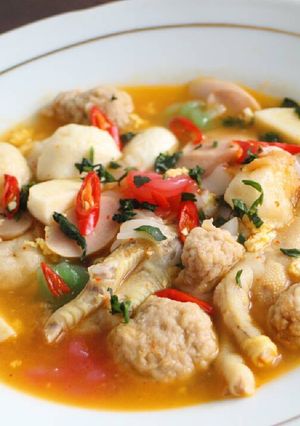 Foto resep Seblak kuah pedas