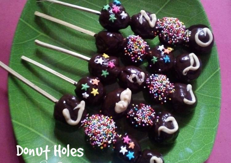 Resep Donut Holes aka Sate Donat, Bisa Manjain Lidah