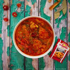 A picture of Katla Macher Jhol.
