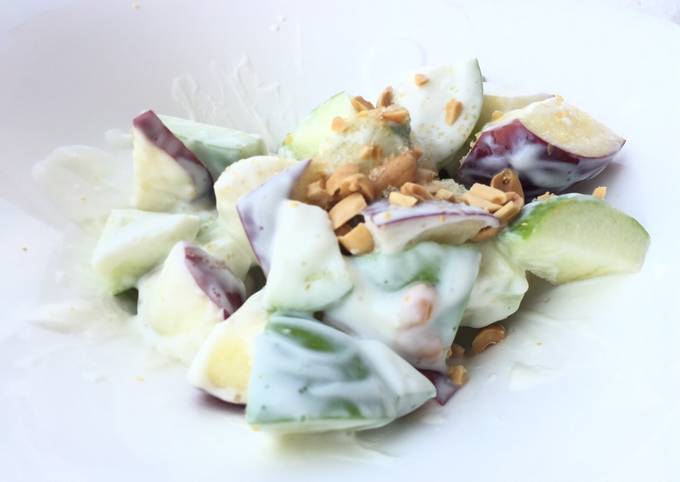 Easiest Way to Prepare Any-night-of-the-week Apple Salad With Yogurt