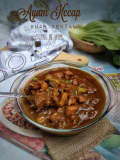 Foto resep Ayam Kecap Kuah Kental (Toping Mie Ayam)