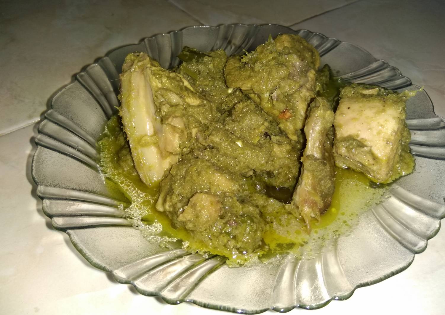 Resep Gulai kalio ayam lado hijau khas bukittinggi by 