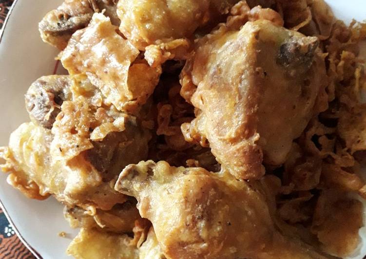 Cara Gampang Menyiapkan Ayam Goreng Tepung + Sayur Bening + Sambel Terasi Joss Anti Gagal