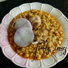 Chana daal chicken A picture of Chana daal chicken.