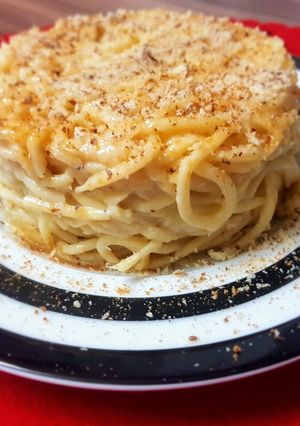 O poză a rețetei Paste la cuptor cu lapte de cocos și alune măcinate!😋.