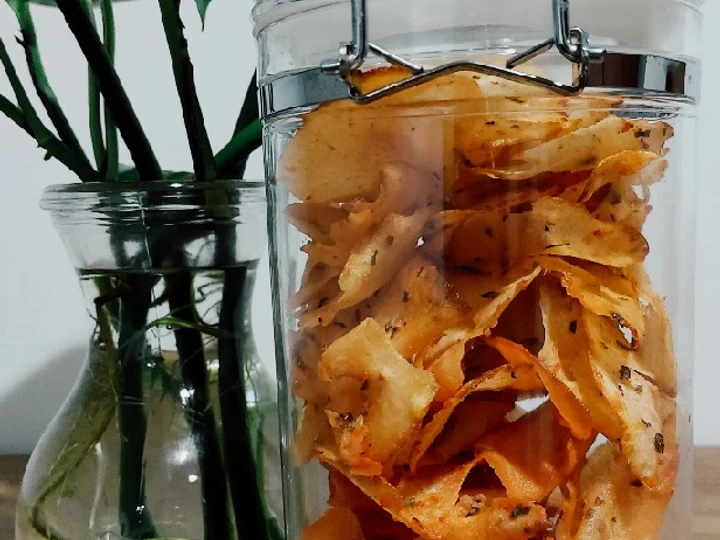 Langkah Gampang Membikin Resep Keripik Singkong Balado yang  Bikin Ketagihan Anti Ribet, Bisa Manjain Lidah