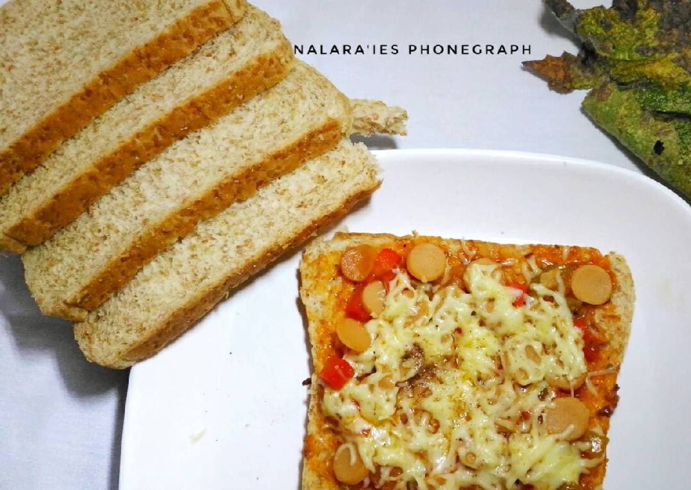 Pizza Roti Tawar Gandum (teflon)