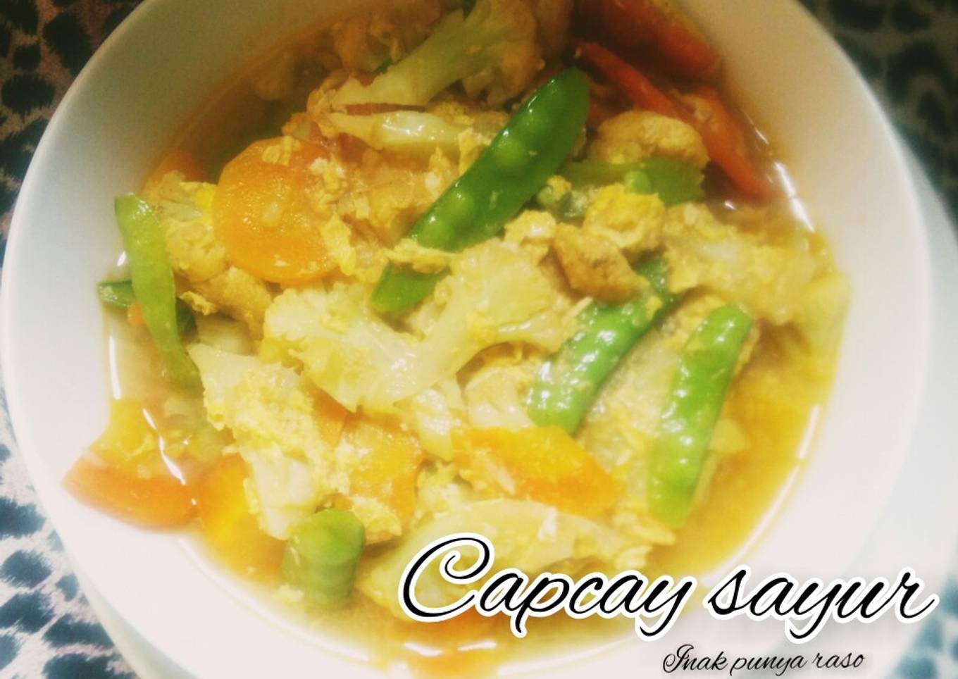 Capcay sayur ala bunda keyl@