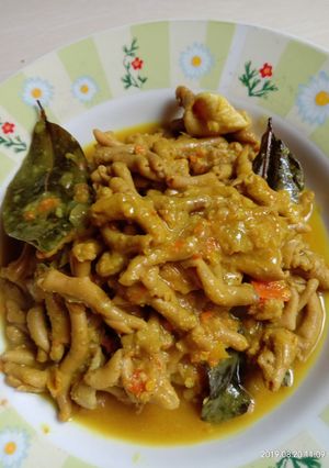 Foto resep Usus pedas bumbu kuning