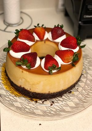 Una foto de El chocoflan perfecto si existe!