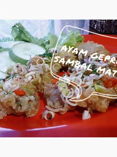 Foto resep 14. Ayam Geprek Sambal Matah