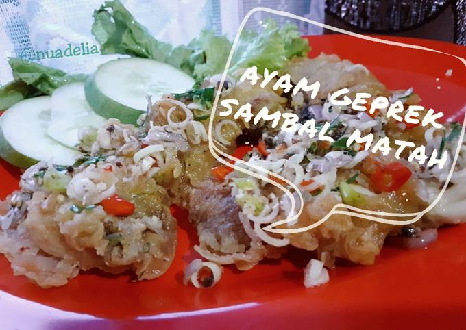 14. Ayam Geprek Sambal Matah