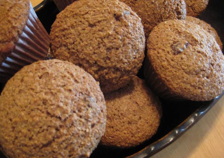 Steps to Prepare Ultimate Bran &amp; Honey Muffins