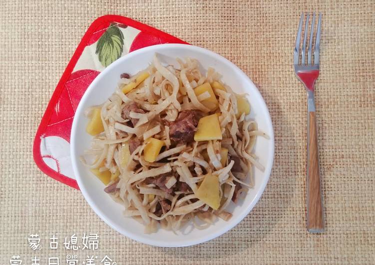 蒙古炒麵-蒙古日常料理（異國料理）