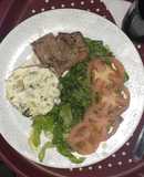 Ensaladas con Bife