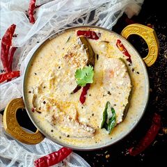 A picture of Dahi baigan.