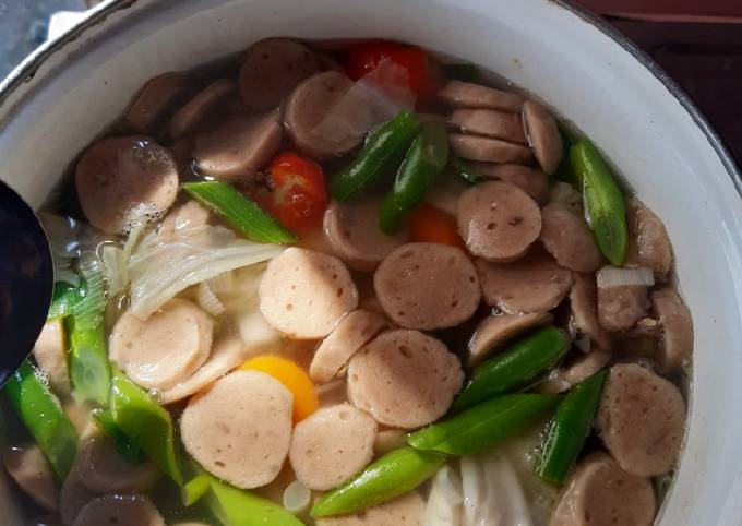 Sop Bakso Ayam Simple dan Praktis