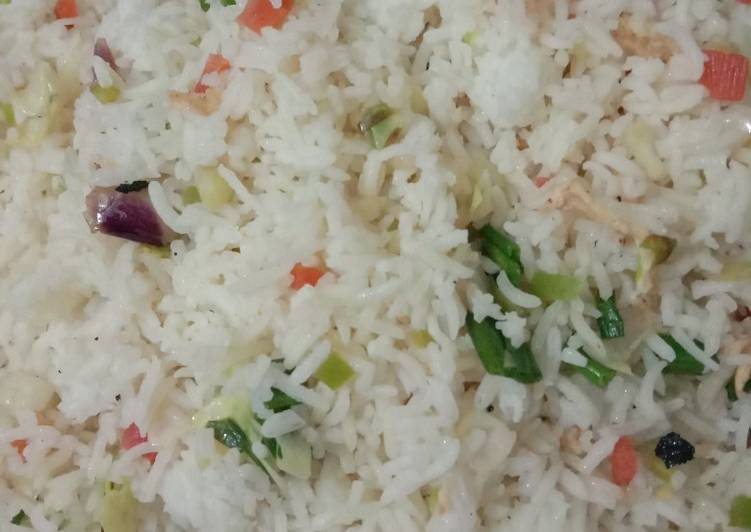 Easiest Way to Prepare Homemade Egg Fried Rice 🍚