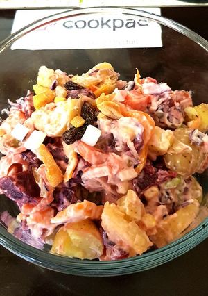 A picture of My New Potato tasty Salad.😎.