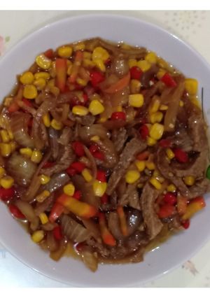 Foto resep Tumis Daging Jagung