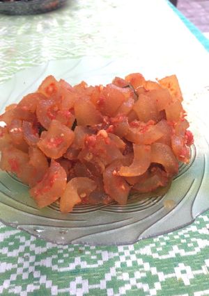 Foto resep Kikil balado daun jeruk