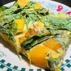 A picture of Butternut Squash Quiche For A Crowd !!.