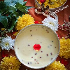 A picture of Sweet Potato Basundi/ Rabdi.