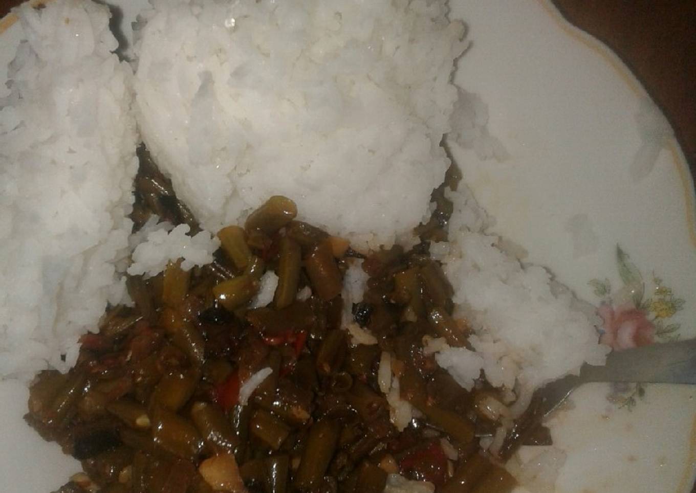 Freach beans and rice