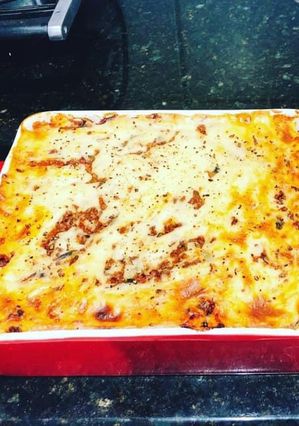 A picture of Homemade Moussaka.
